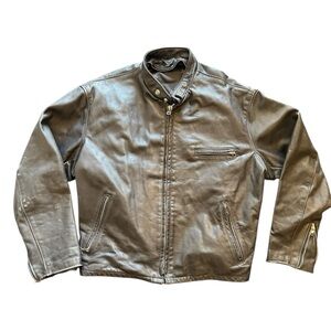 Schott Men's Black Leather Jacket